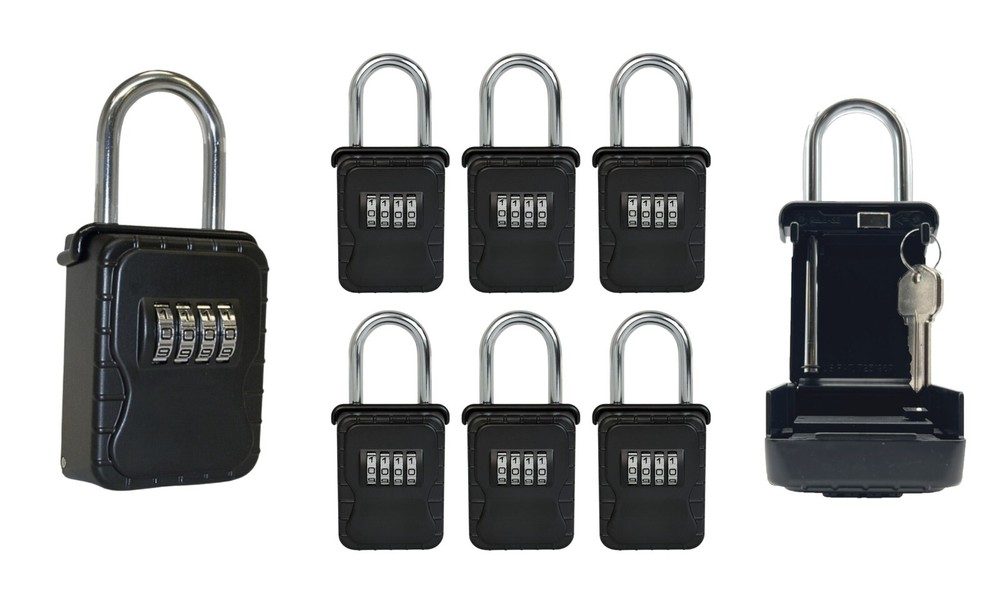 Vault Locks 3200 Key Lock Box Waterproof Combination Hanging Lock Keysafe 6-PACK
