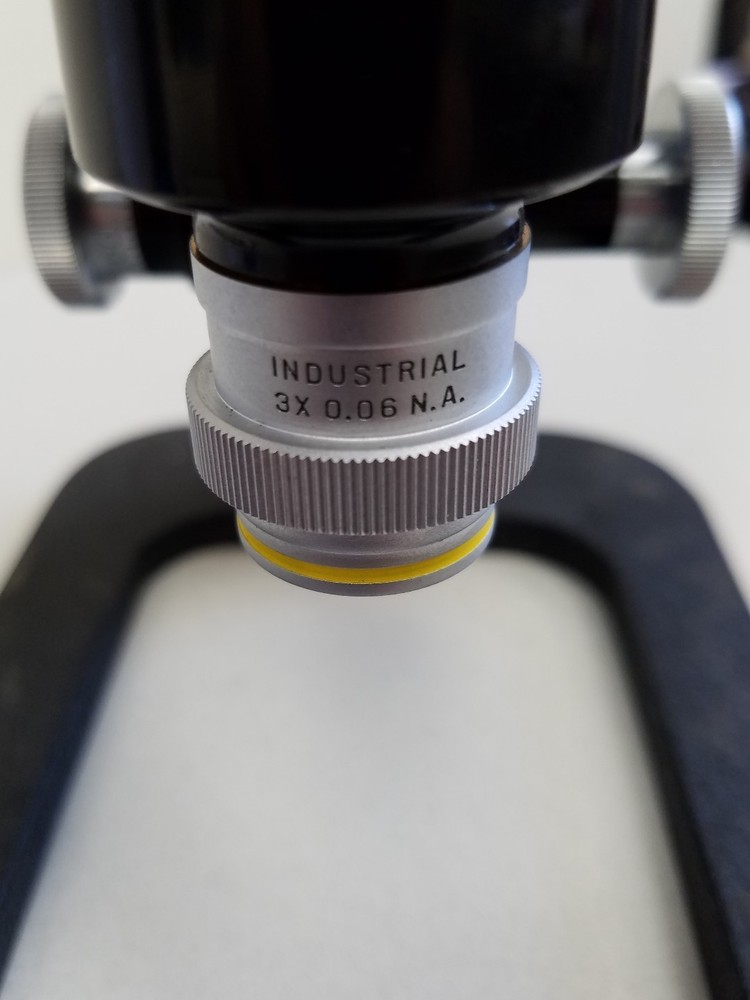 Bausch & Lomb Measuring Microscope with Filer Eyepiece and 3x Objective