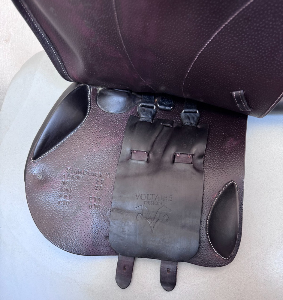 18" Voltaire Palm Beach E PRO Saddle - 2023 - 2A - Full Buffalo - EQUISENSE TECH