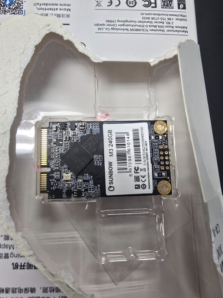 240GB MSATA SSD Internal Solid State Drive Sunbow