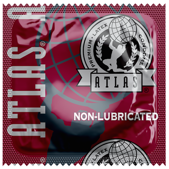 Atlas Non-Lubricated Bulk Condoms - Choose Quantity
