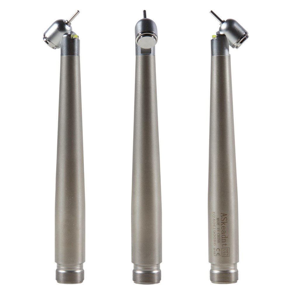 Dental 45 Degree Surgical High Speed Handpiece LED E-generator Push Button 2Hole