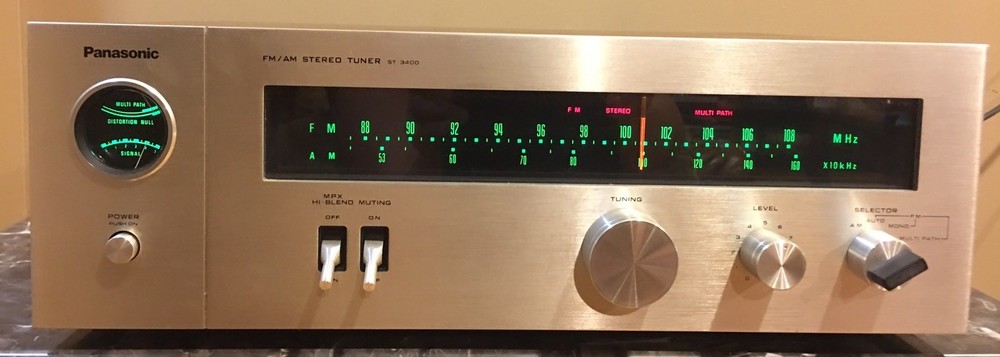 PANASONIC ST-3400 AM/FM STEREO TUNER
