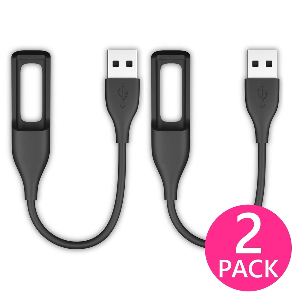 2X Replacement USB Charger for Fitbit Flex Tracker Wristband Charging Cable Cord