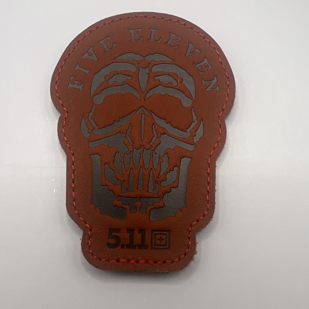 5.11 Tactical Leather Skull Patch ABR Always Be Ready
