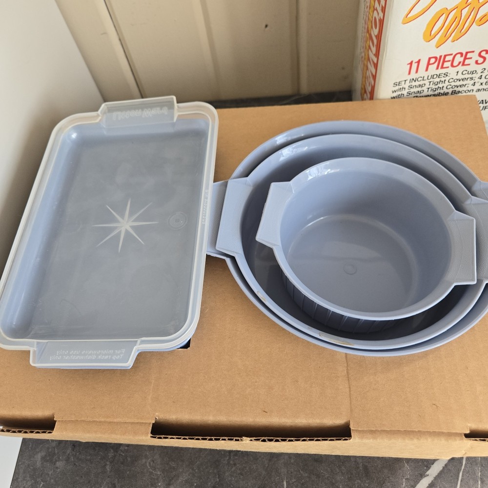 Vintage 11 Piece LittonWare Microwave Ovenware Cookware Set NEW IN BOX