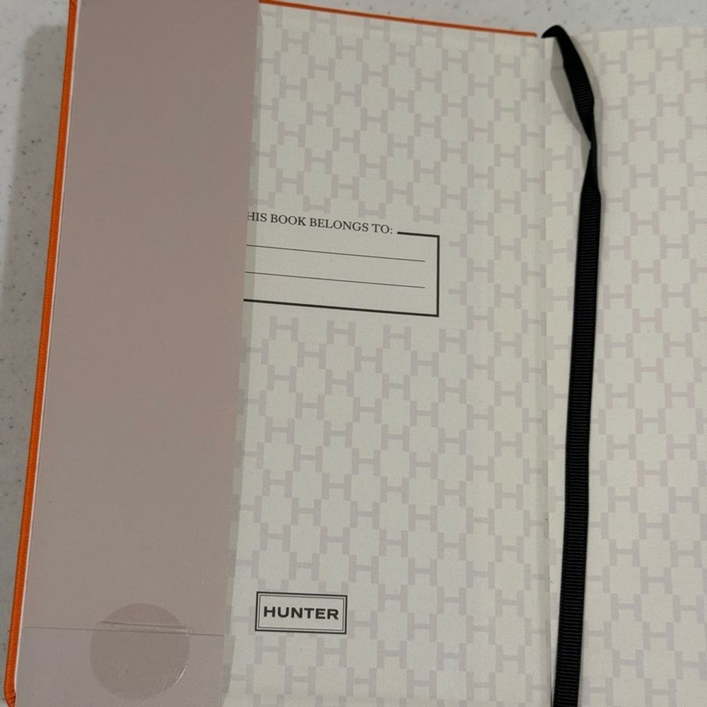 NEW Hunter Orange Casebound Notebook w/ 176 Lined Pages