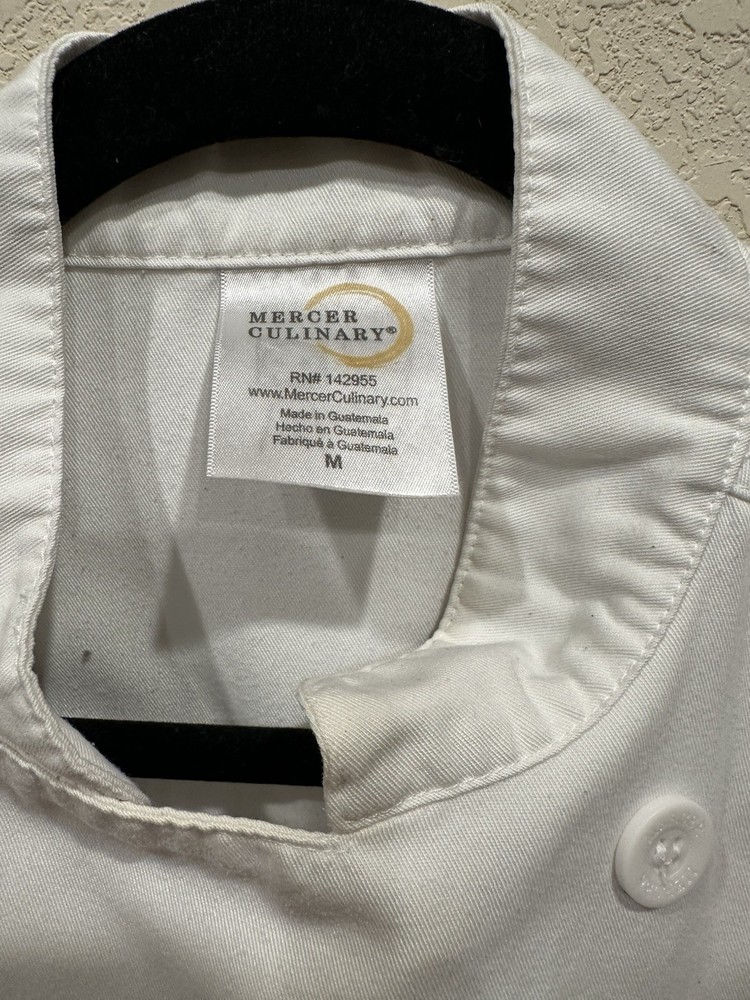 Mercer Short Sleeve Chef Coat Medium