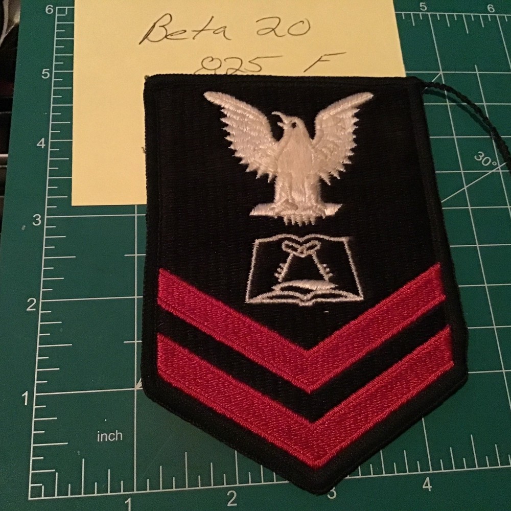 WW2 Navy 2nd Class Steward Rate Snow Back