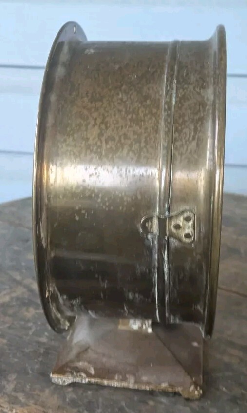 Antique Seth Thomas Ships Clock With Orange Stripe