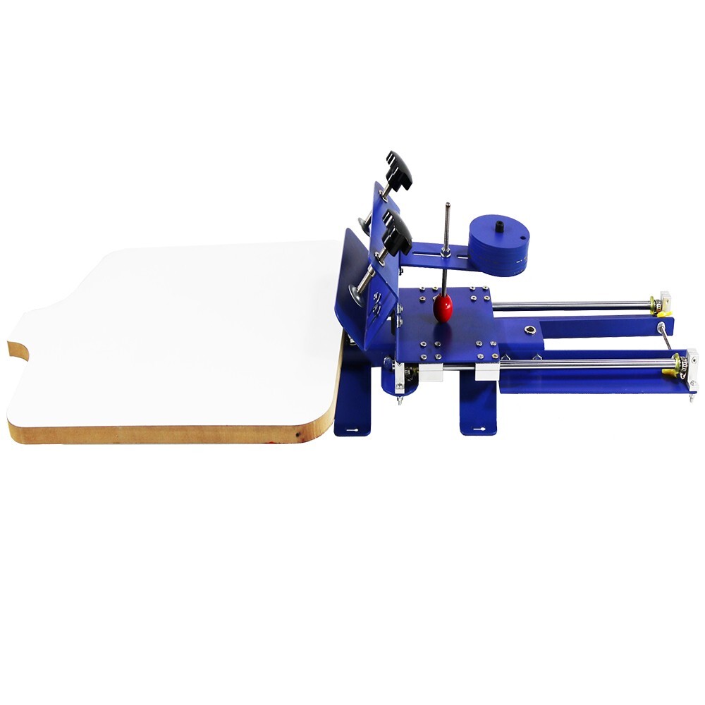 Flat Pushing 1 Color T-shirt Screen Printing Press Tabletop Fixed Printer