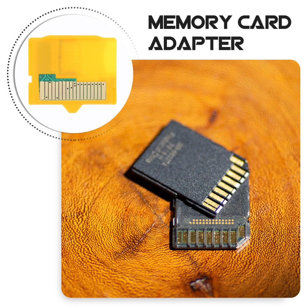1PC MASD-1 Camera TF to XD Insert Adapter for MicroSD / MicroSDHC (Yellow) US