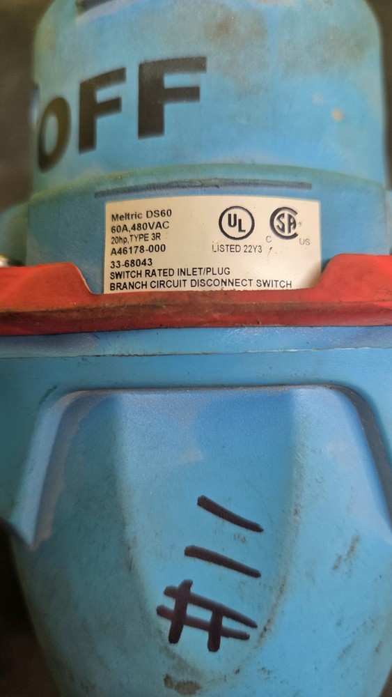 USED MELTRIC DS60 PLUG 33-68043