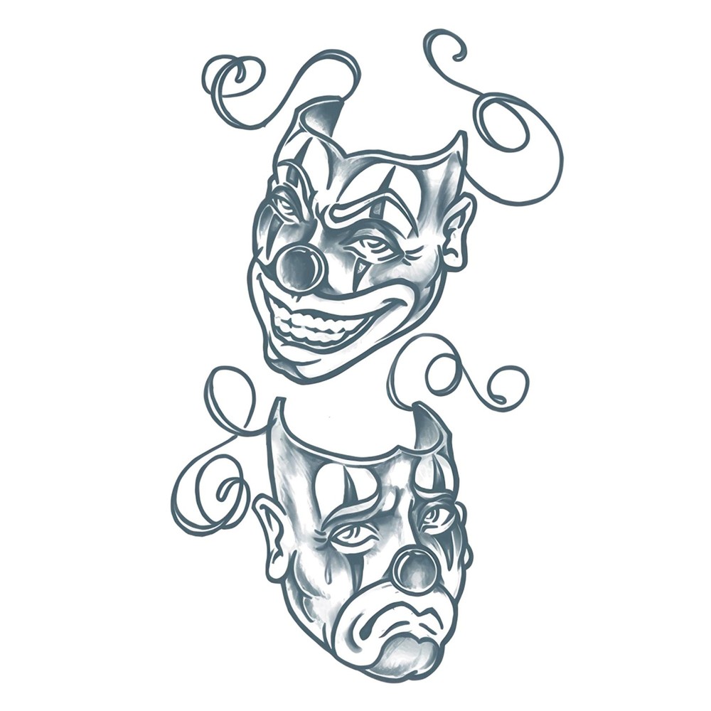 Now & Later Prison Tattoo Costume Accessory