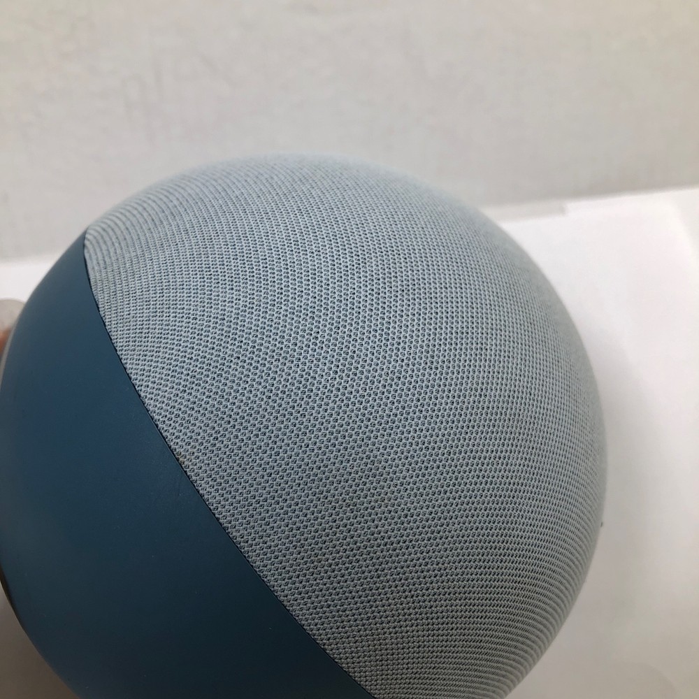 Amazon Echo 4th Gen Bluetooth Smart Speaker L4S3RE – Blue - Tested Faded