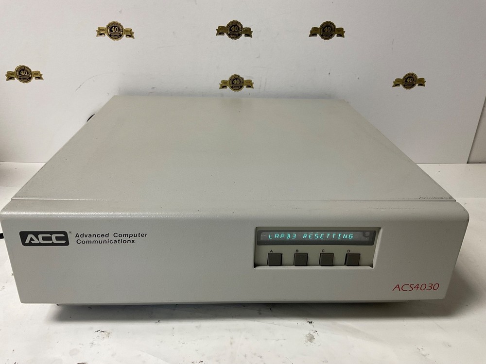 ACC Advanced Computer Communication model ACS4030 powers up & self test fine