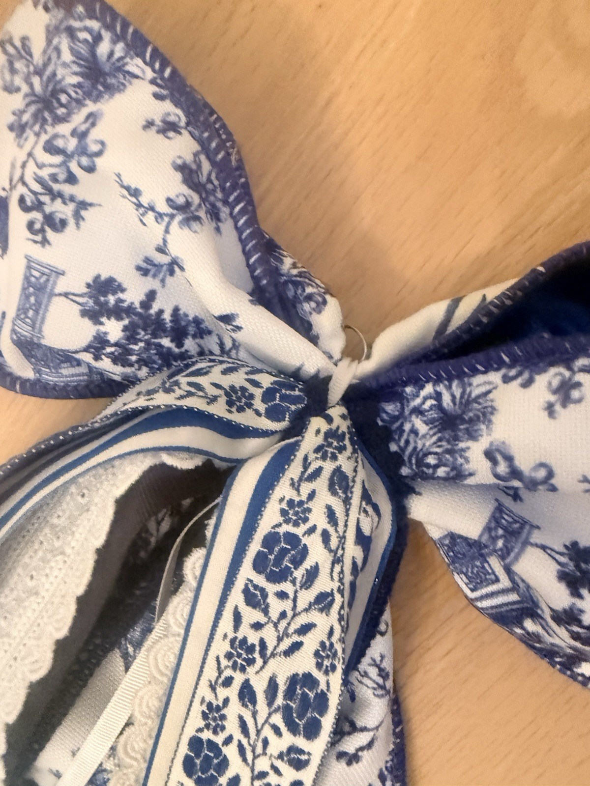 Two Haven Haus Ginger Jar Wreath Ribbons