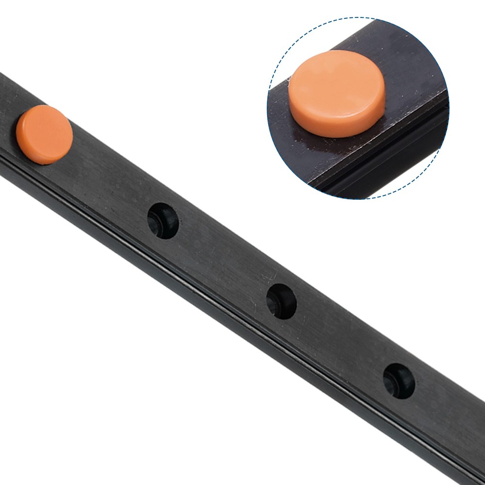 2pcs MGN12 450mm Linear Guide Rail, Black