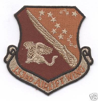 133rd AIRLIFT WING DEPLOYED patch