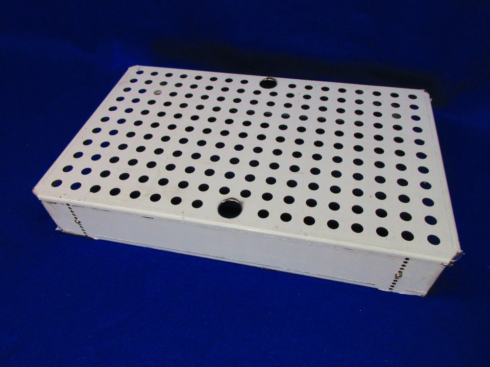 Expressly Hubert Single Perforated Stainless Steel Adjustable Elevator 12x19"