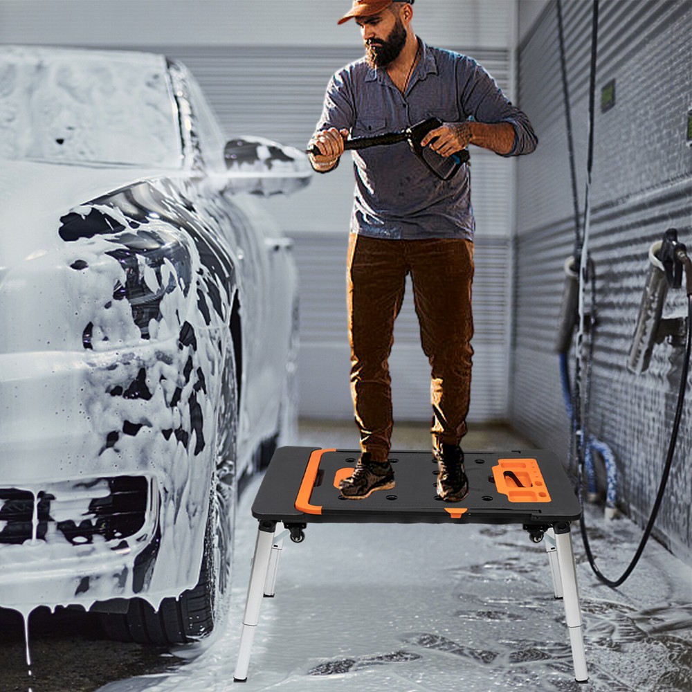 Multifunctional Workbench Portable Folding Work Table 7-in-1 Workbench Load