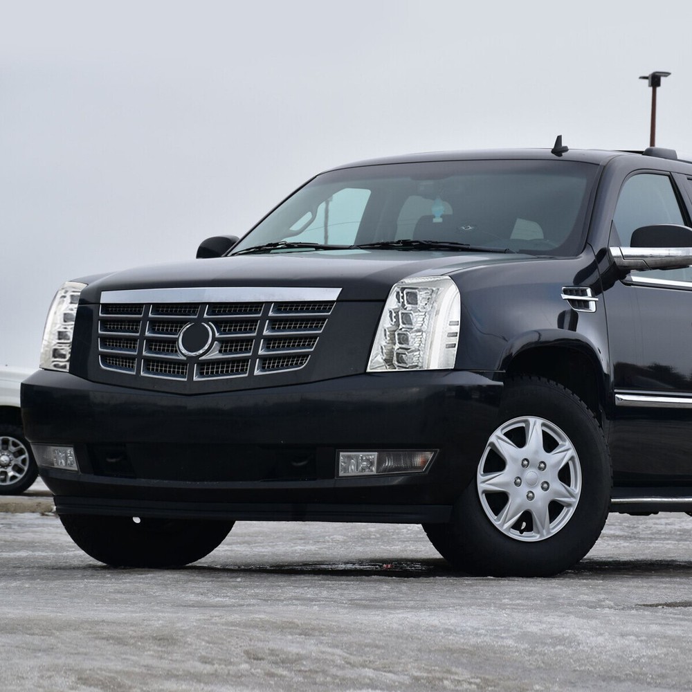 For 07-14 Cadillac Escalade ESV EXT Quad Projector Switchback LED DRL Headlights