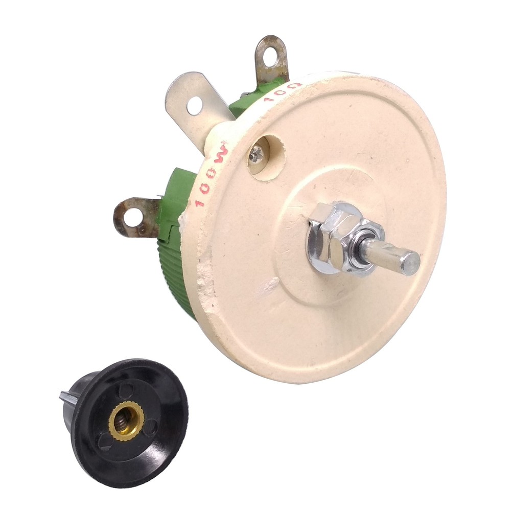 100W 10 Ohm High Power Wire Potentiometer, Rheostat, Variable Resistance
