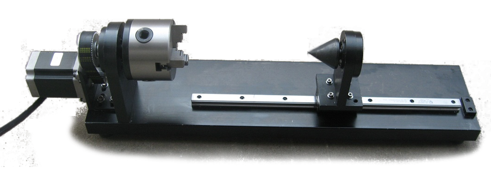 Three-Jaw Rotary Chuck for Laser Engraving Round Objects