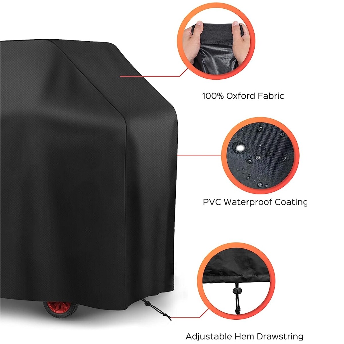 58 Inch 7130 Grill Cover For Weber Genesis II & Genesis 300 Series Gas Grills