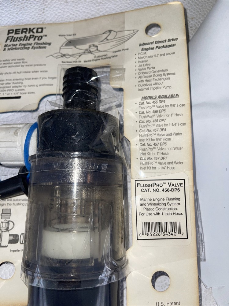 PERKO FLUSH PRO MARINE ENGINE FLUSHING & WINTERIZING SYSTEM,1 INCH;P/N 456 DP6