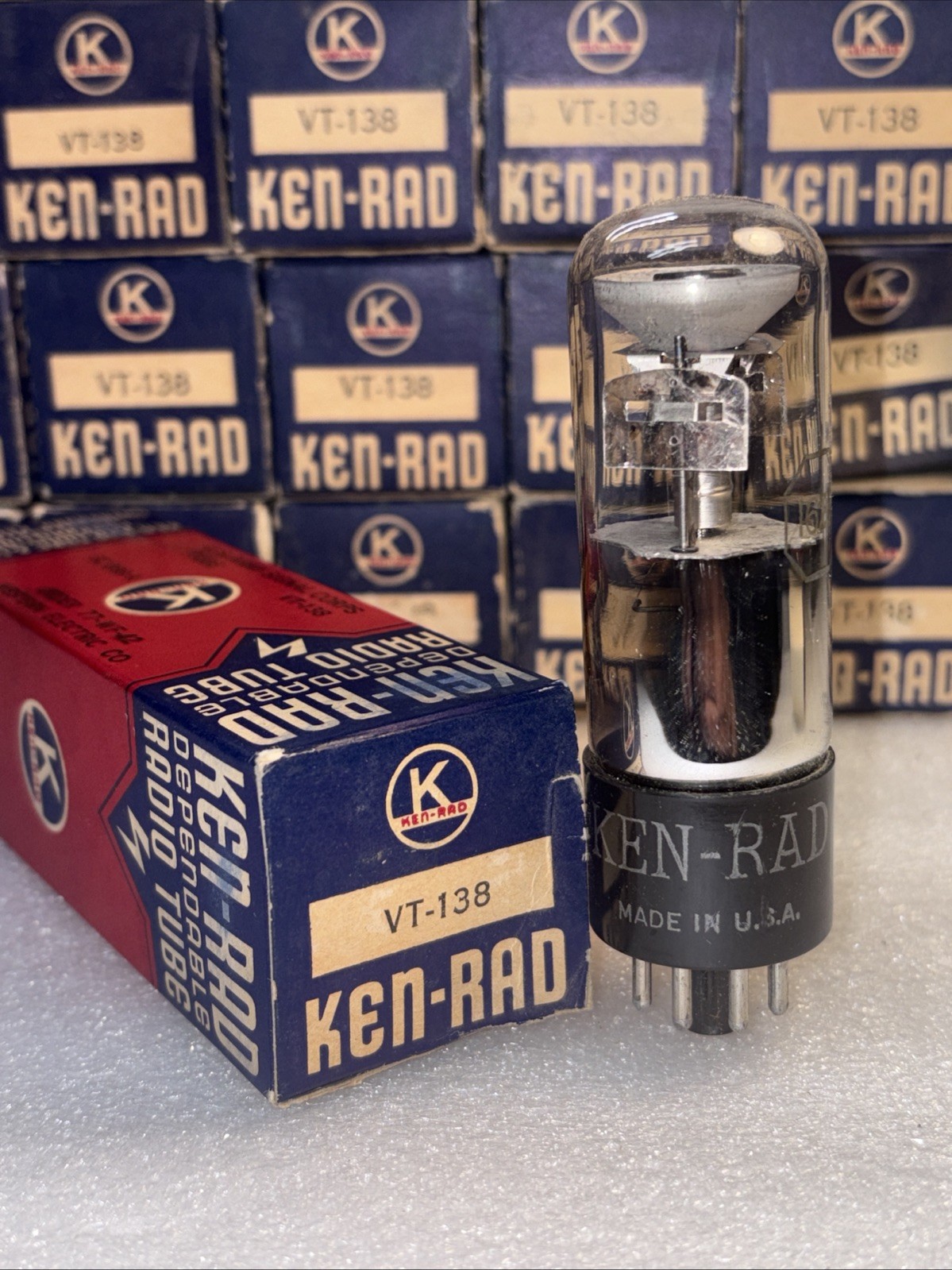 1- Ken Rad 1629 VT-138 Magic Eye Tube New In Box TV7 Very Bright 22 Available