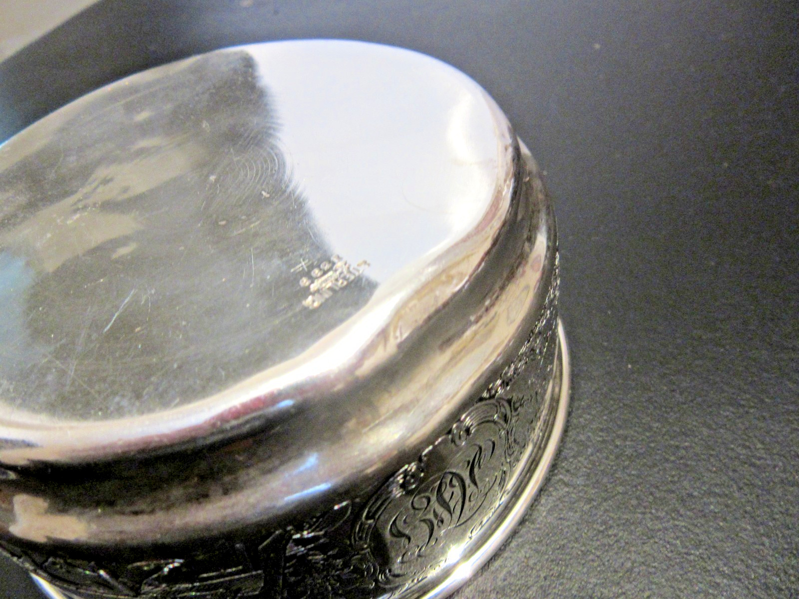 Kerr Sterling 1399 Baby Child Bowl With Engraved Stories Nursery Themes 5.1 Oz