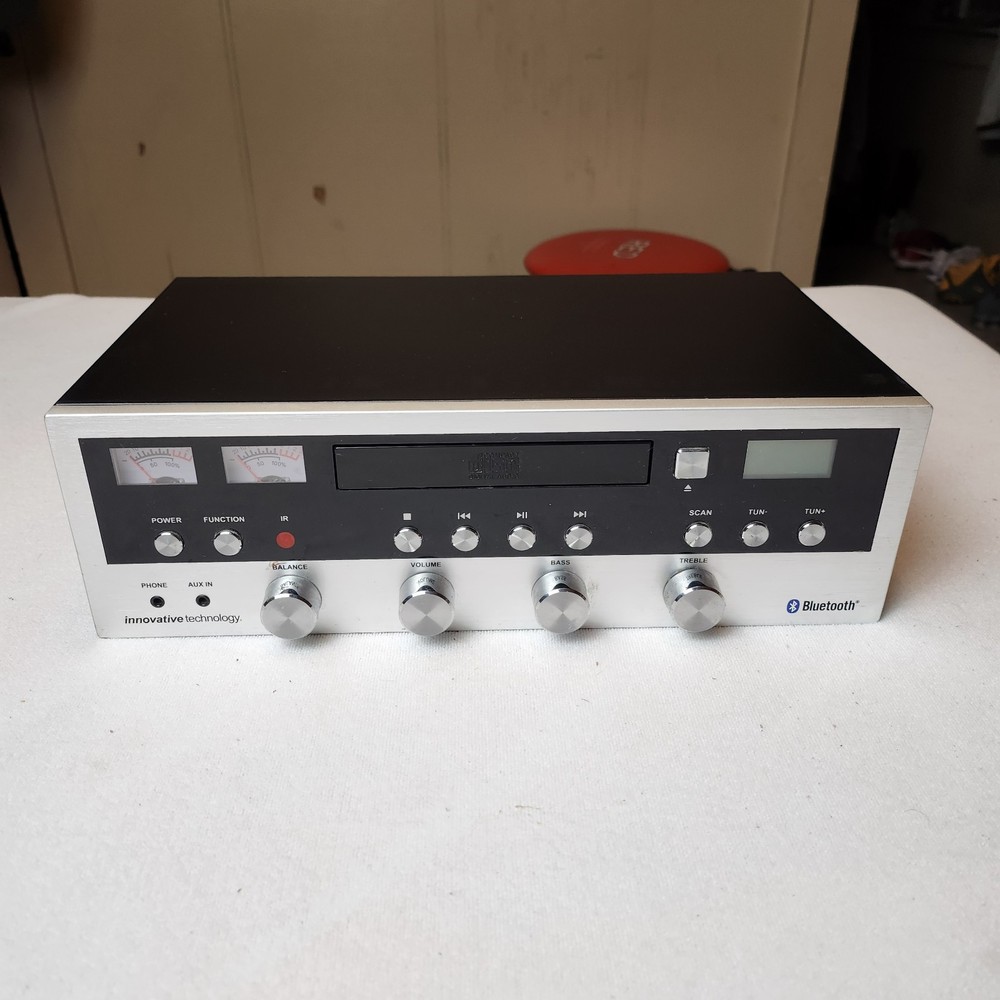 Innovative Technology ITCDS-5000a Bluetooth CD Stereo Receiver FM Radio workgood