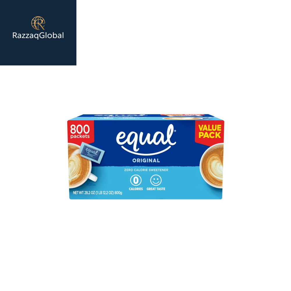 EQUAL Zero Calorie Sweetener, Sugar Substitute, 800 Packets