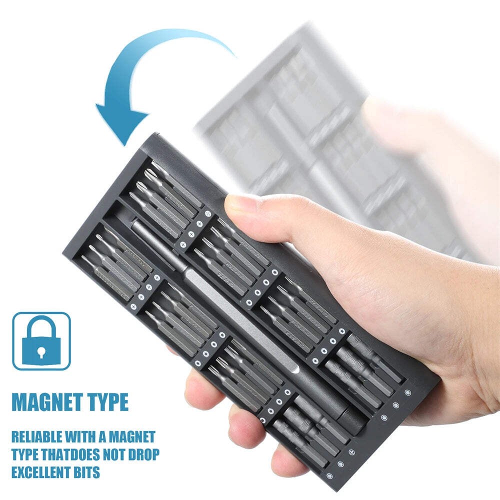 25 in 1 Precision Magnetic Screwdriver Set with Multi-Purpose Driver Bits
