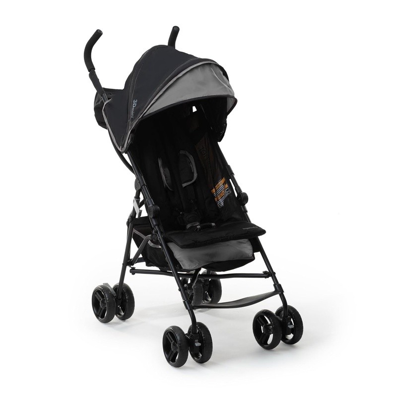 Compact 3D Mini Umbrella Stroller Portable Lightweight W/ Canopy Harness Storage