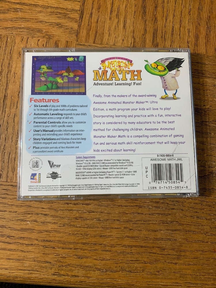 Monster Maker Math PC Game