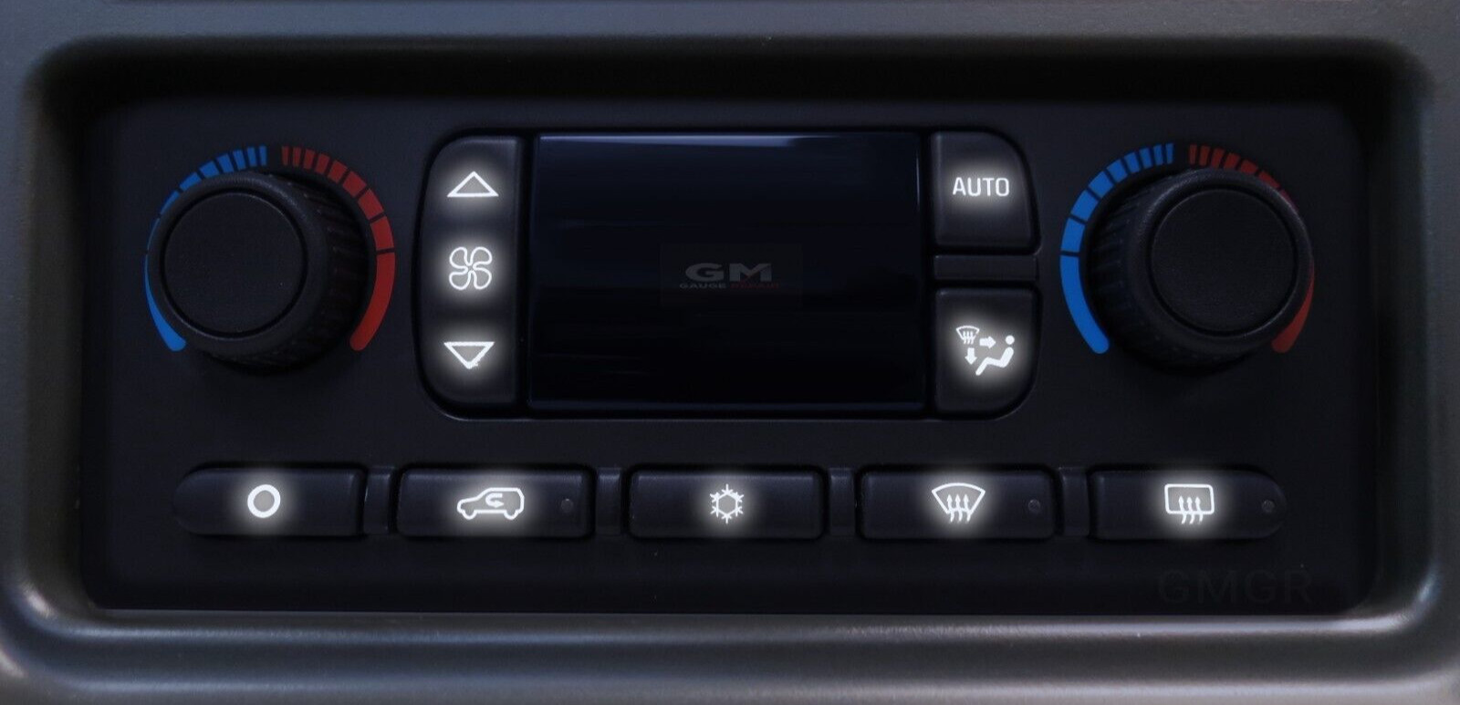 Climate Control Bulb to White LED Upgrade Kit DIY 03-06 GM Silverado Tahoe New