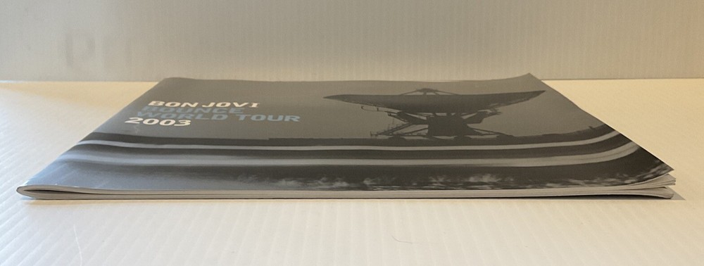 2003 JON BON JOVI BOUNCE WORLD TOUR CONCERT PROGRAM