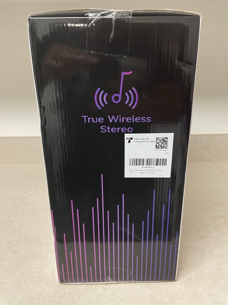 Karaoke Machine with 2 Wireless Microphones & Remote Control, Speaker Audio