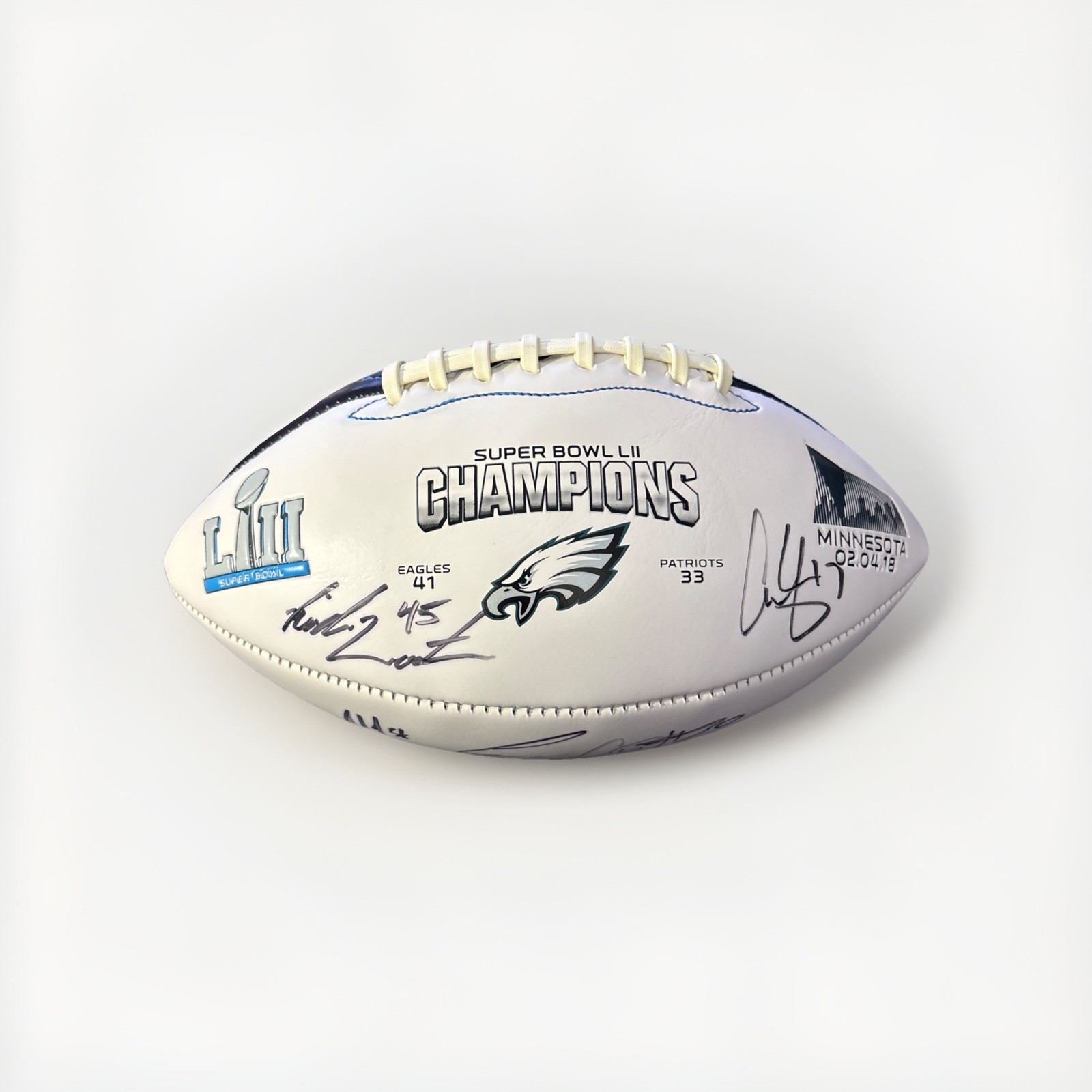 2018 Super Bowl LII Champions Philadelphia Eagles Signed Football