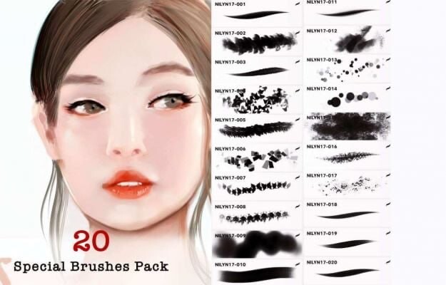 Brush sets Huge Collection Photoshop Graphics Design Bundle Video Print Editing