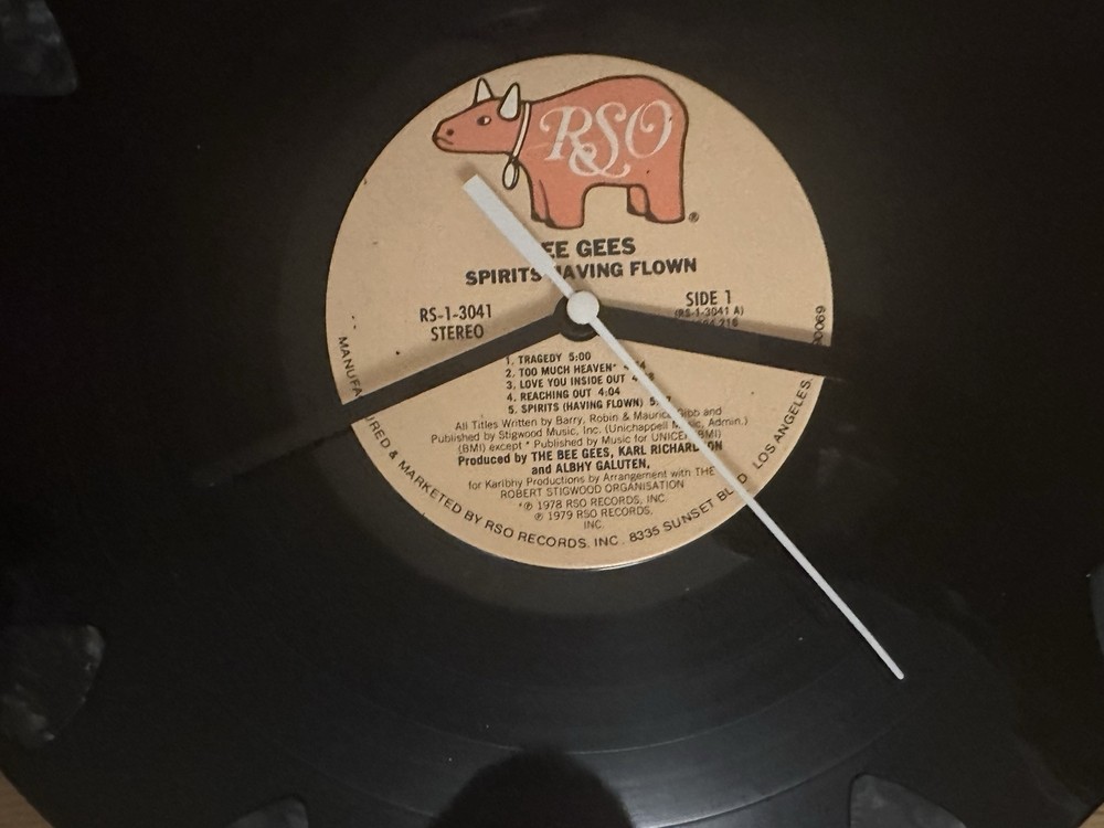 Vinyl Record Clock