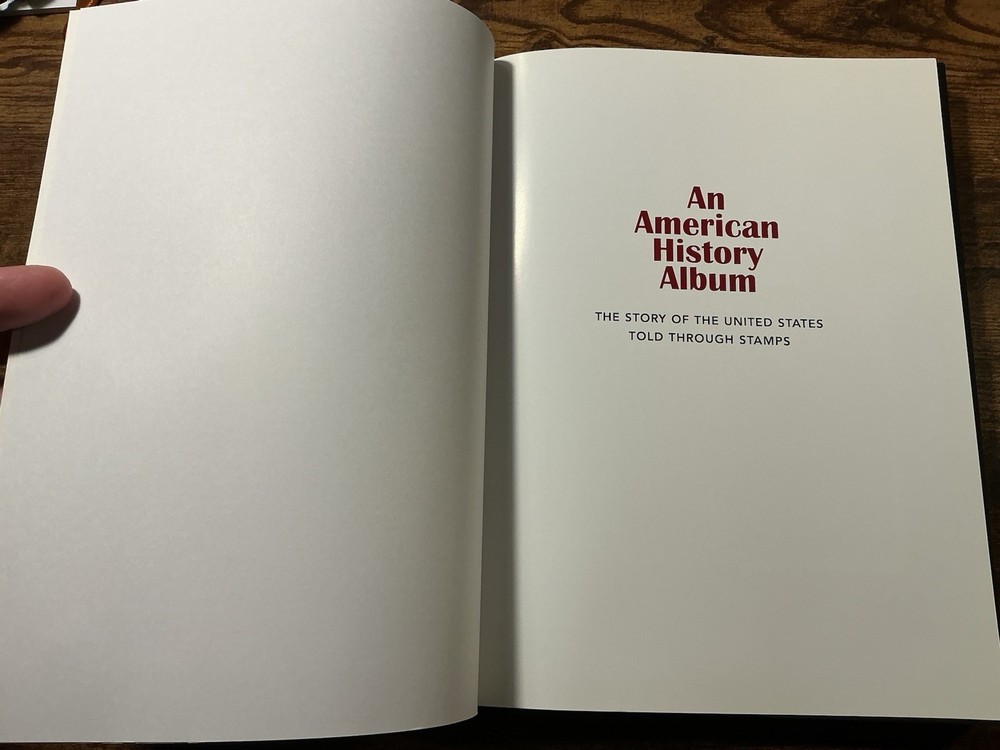 An American History Album Told Through Stamps Paperback By M Worked