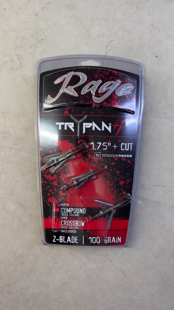 Rage  1.75" Trypan +P Tip 3-Pack