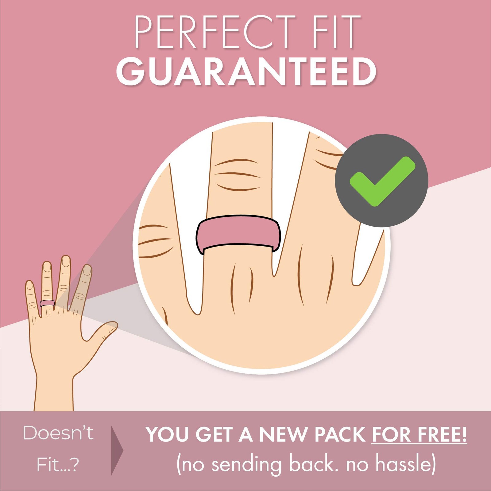 ThunderFit Women's Stackable Silicone Wedding Rings Thin 2.5mm Multipack