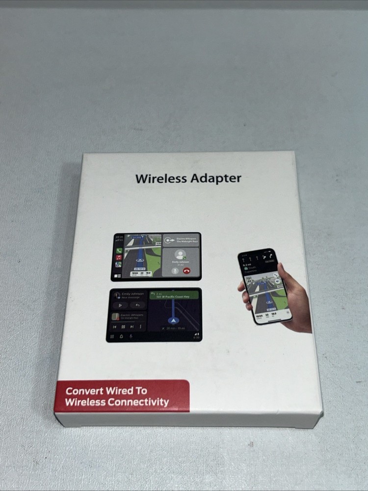 New Android Auto Wireless Adapter CarPlay, 2 In 1, Wireless