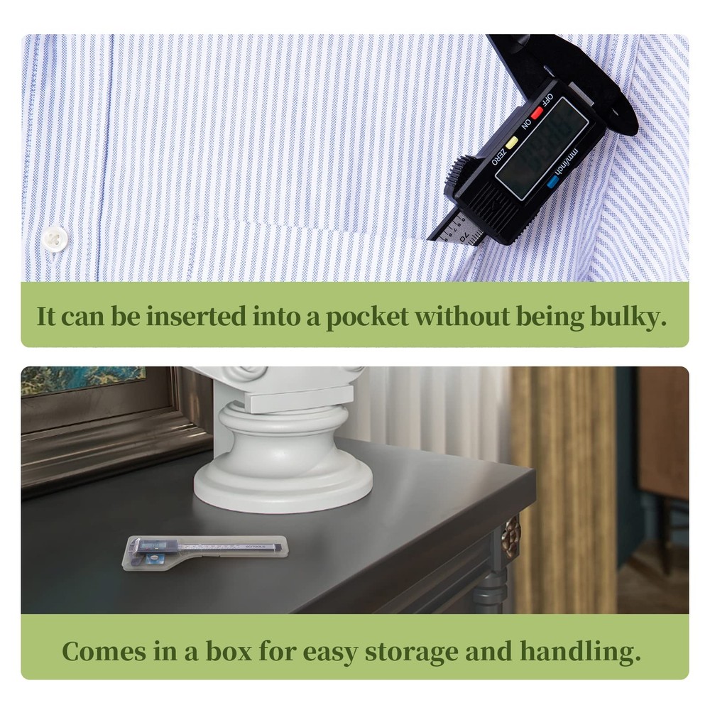 Digital Caliper 06" Measuring Tool, Micrometer Caliper with AutoOff Feature, ...