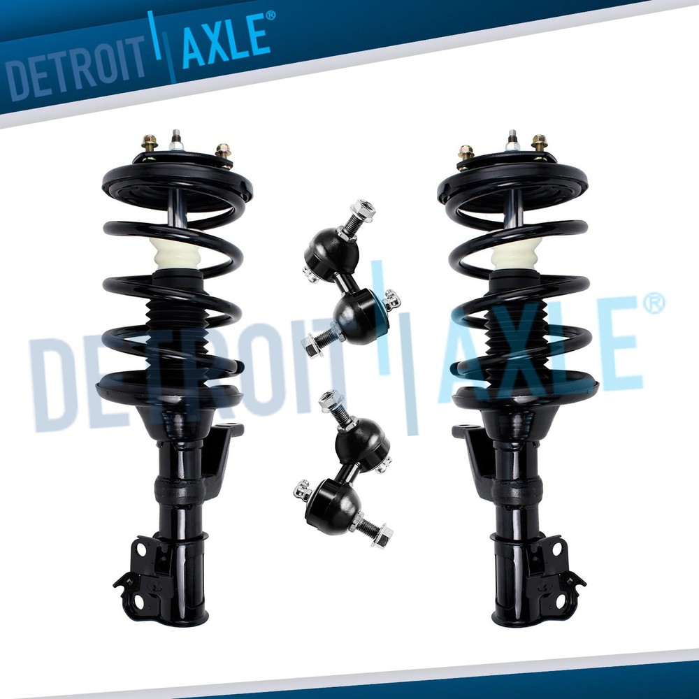4pc Front Struts w/ Coil Spring Sway Bar Links kit for 2003-2011 Honda Element
