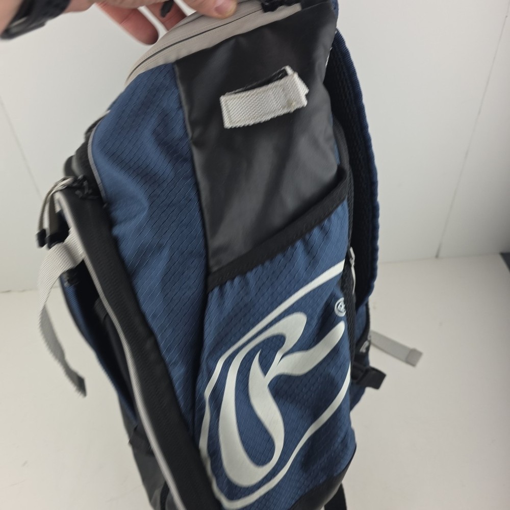 Rawlings Velo Baseball/Softball Backpack Navy Blue-Very Clean
